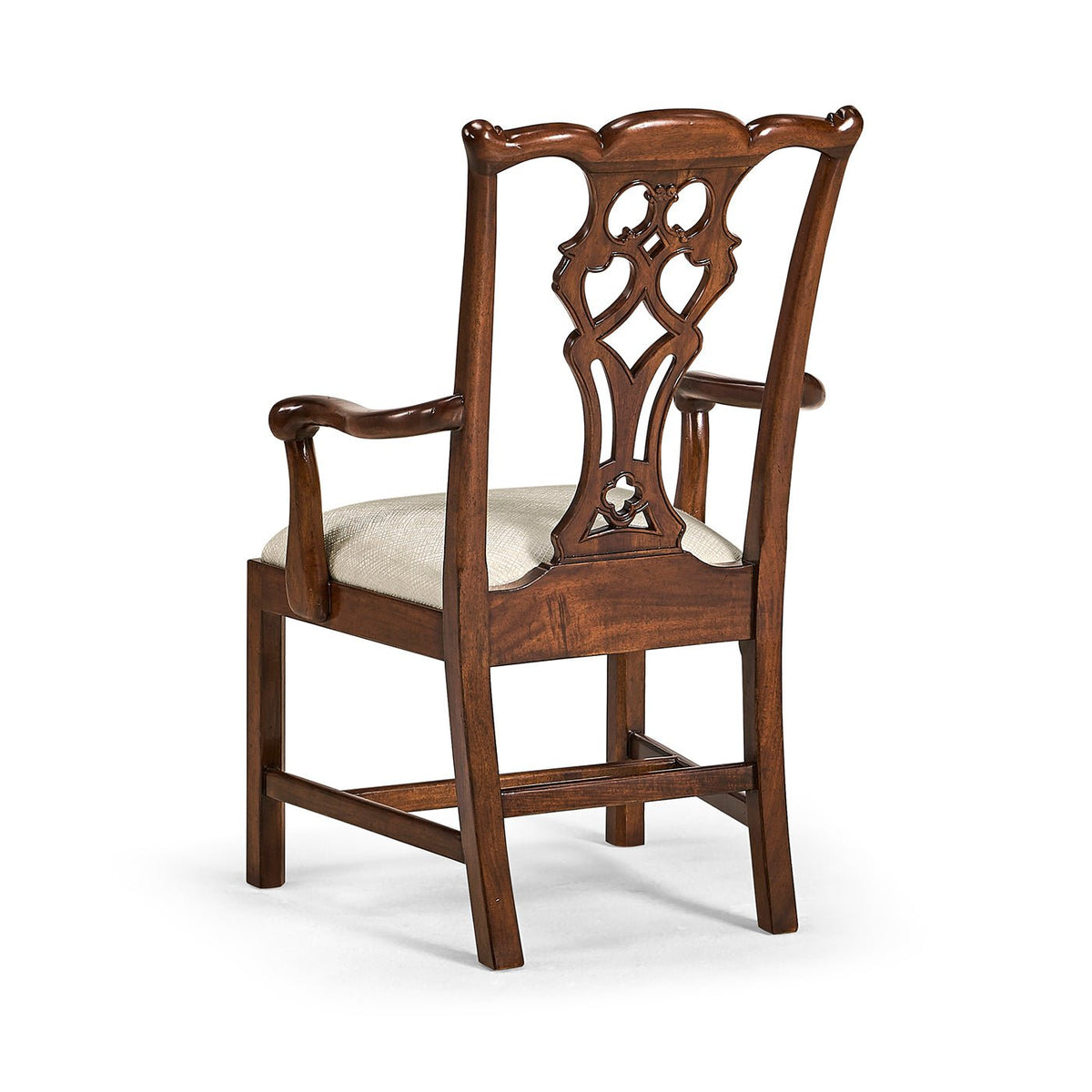 Chippendale Carved Mahogany Dining Armchair - English Georgian America