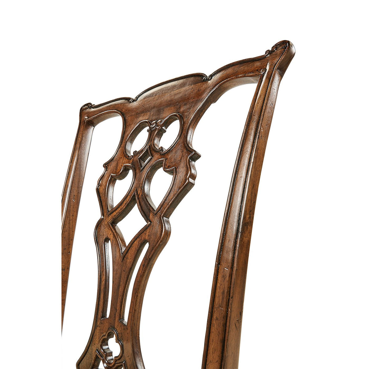 Chippendale Carved Mahogany Dining Chair - English Georgian America