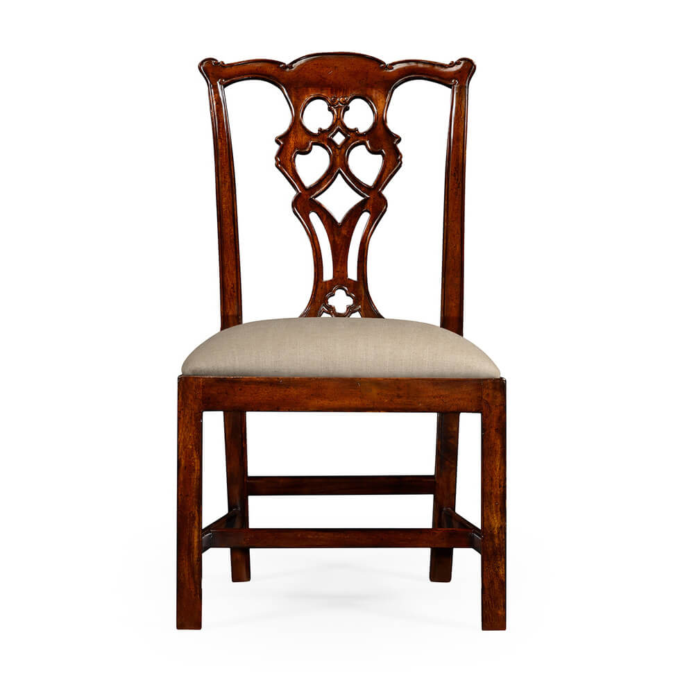 Chippendale Carved Mahogany Dining Chair - English Georgian America