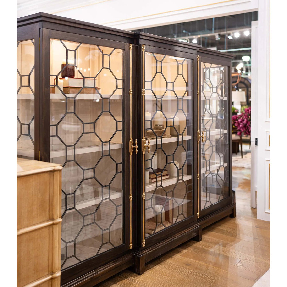 Chippendale Display Cabinet - English Georgian America