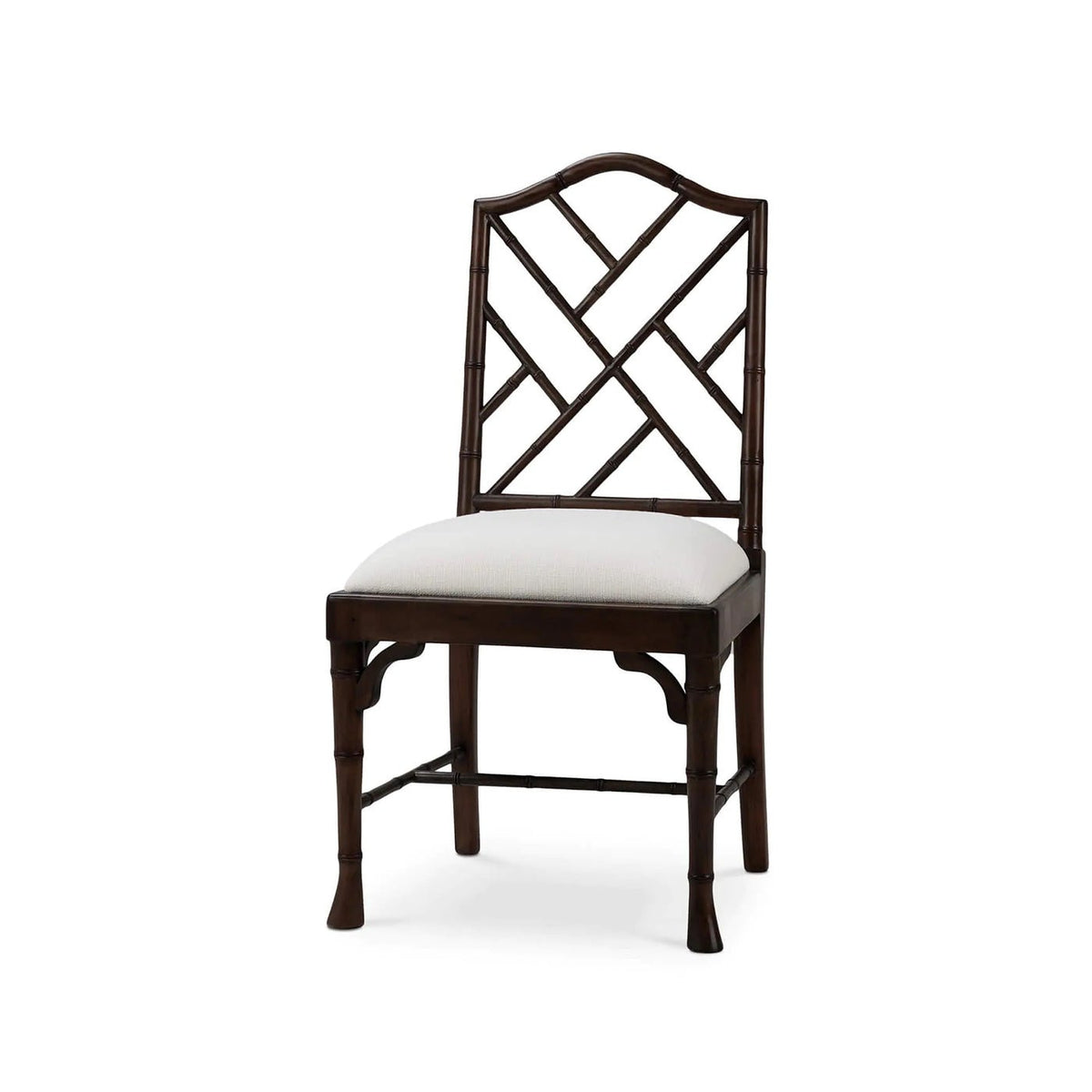 Chippendale Faux Bamboo Dining Chair - English Georgian America