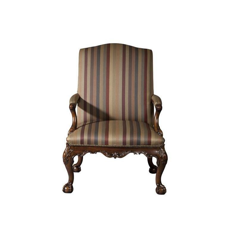 Chippendale Gainsborough Armchair - English Georgian America