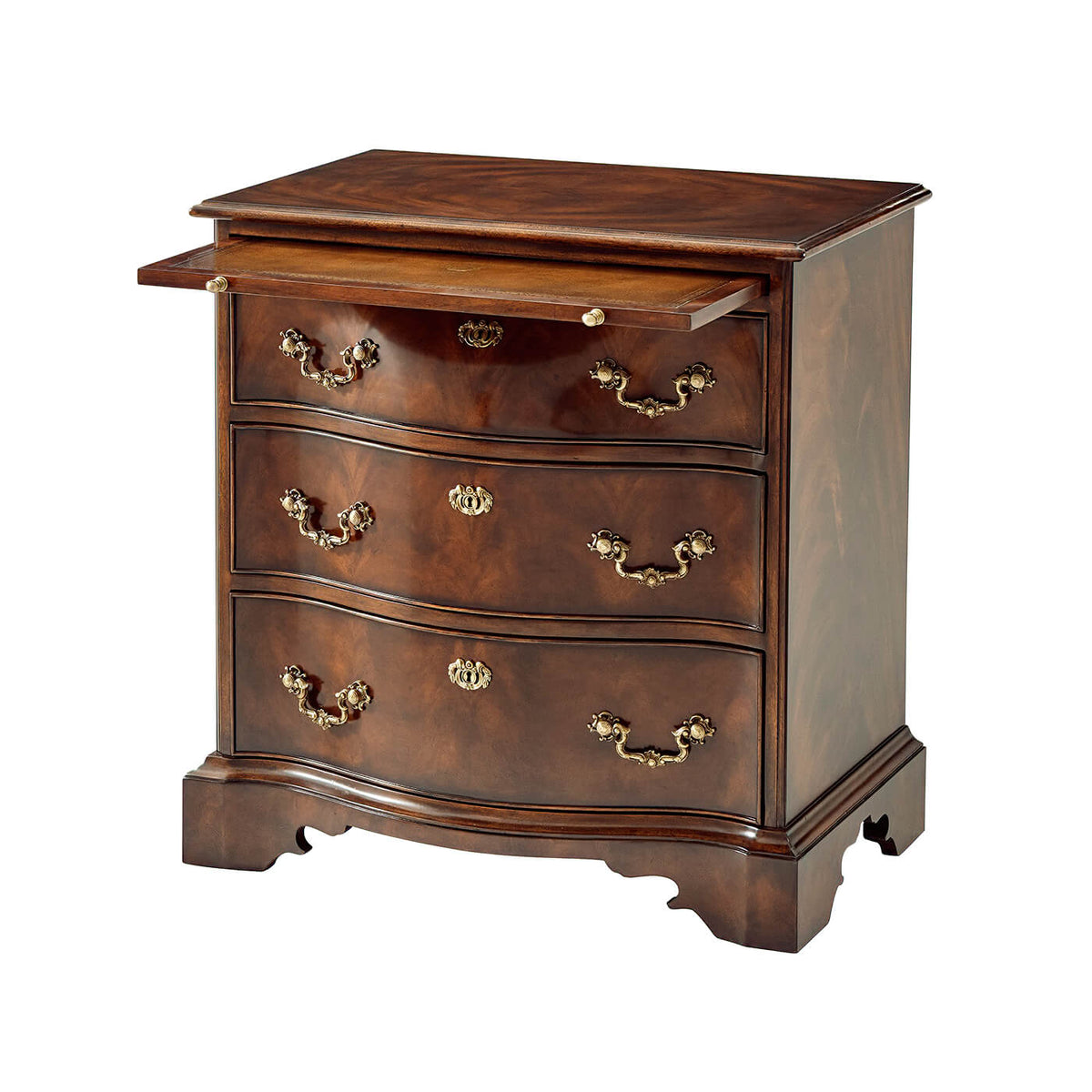 Chippendale Mahogany Bedside Chests - English Georgian America