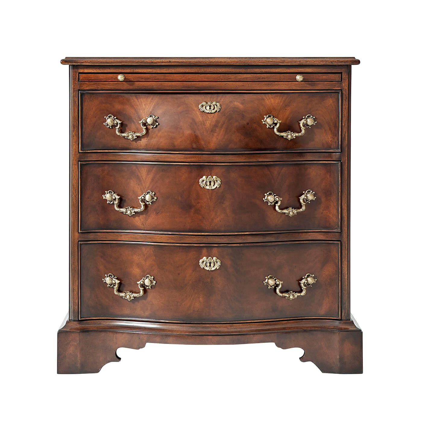 Chippendale Mahogany Bedside Chests - English Georgian America