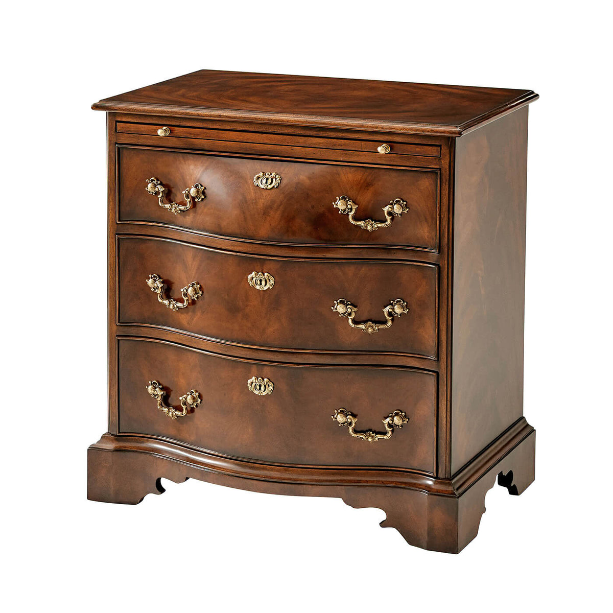 Chippendale Mahogany Bedside Chests - English Georgian America