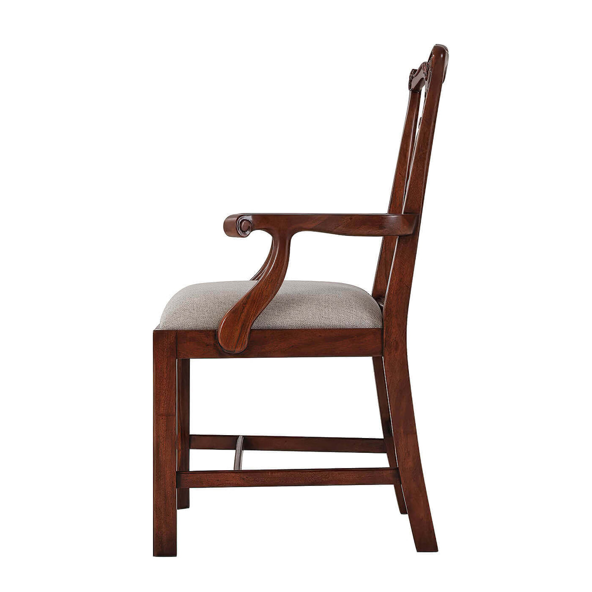 Chippendale Mahogany Dining Armchair - English Georgian America
