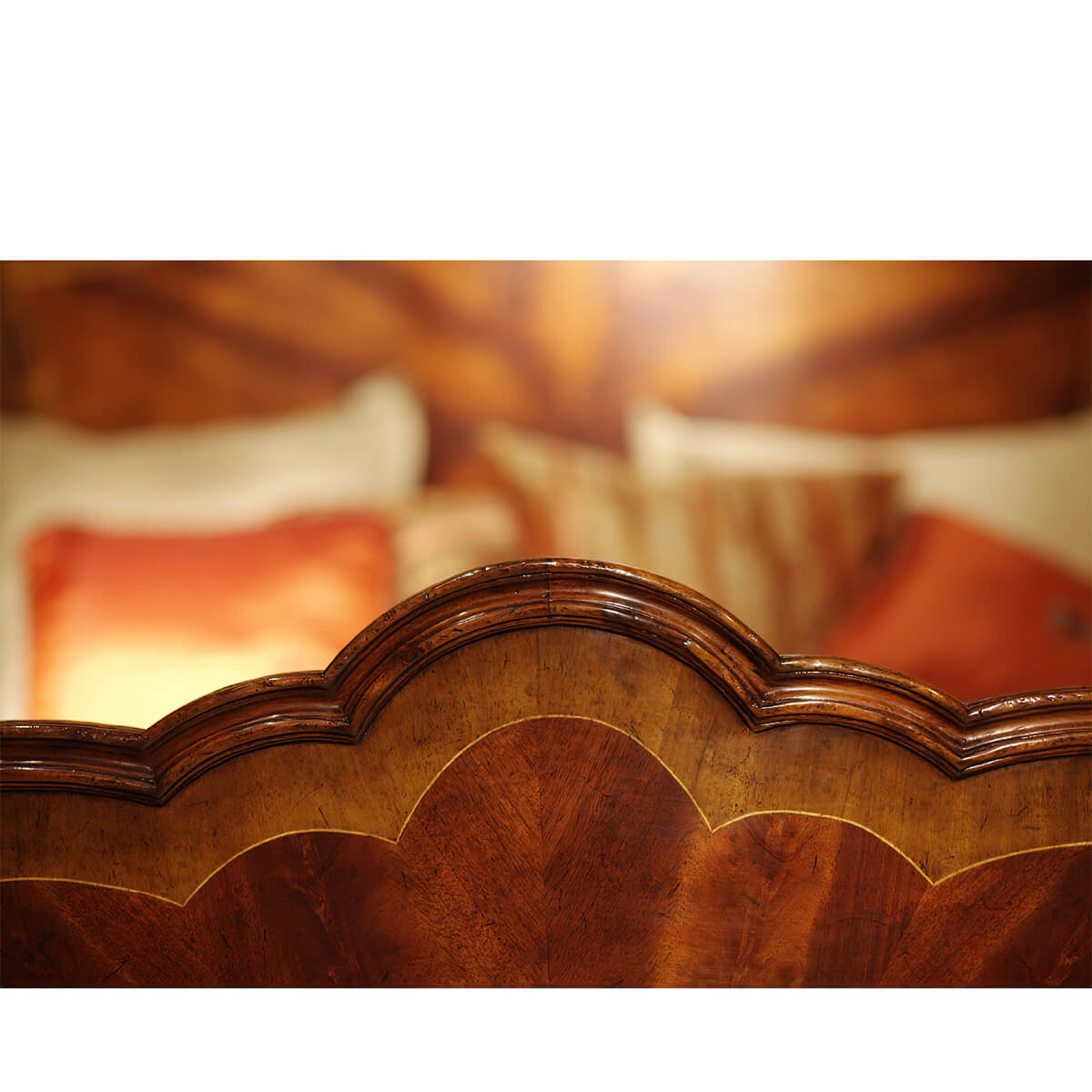 Chippendale Mahogany Four Post Bed - US KING - English Georgian America