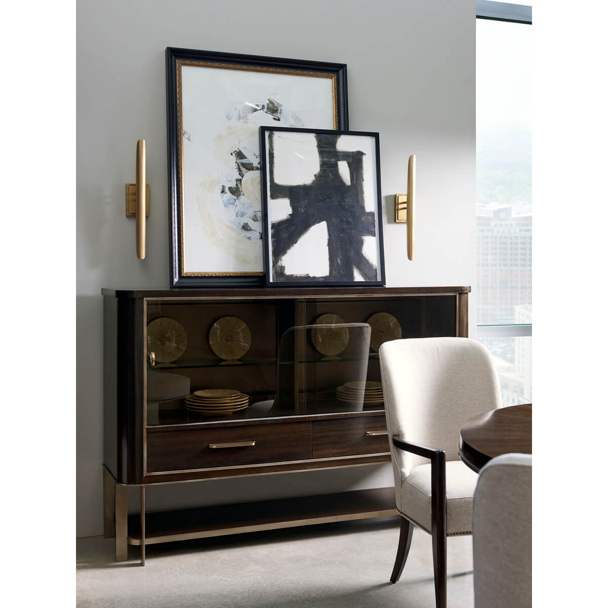 Classic Art Deco Dining Armchair - English Georgian America