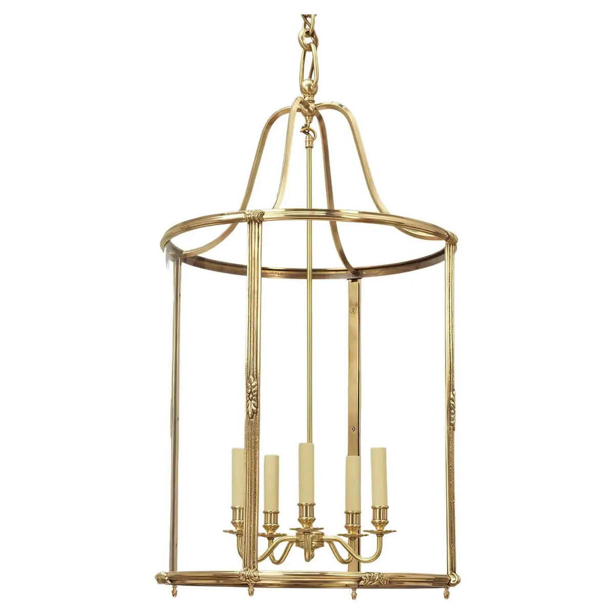 Classic Brass Hall Lantern - English Georgian America