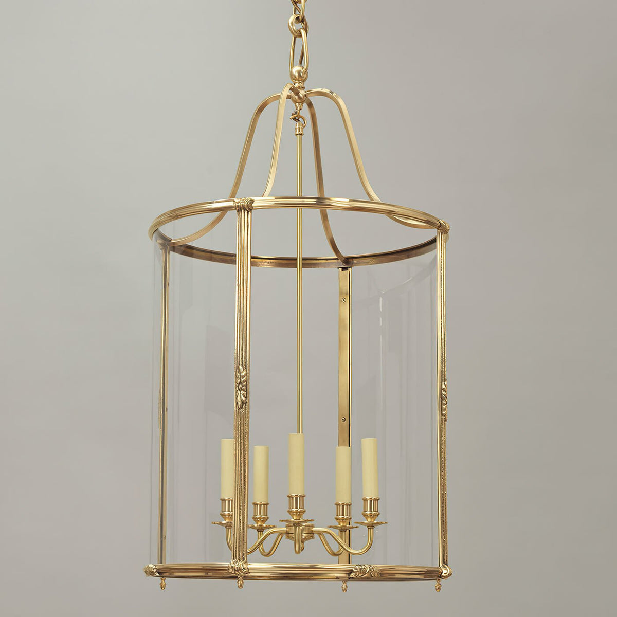 Classic Brass Hall Lantern - English Georgian America
