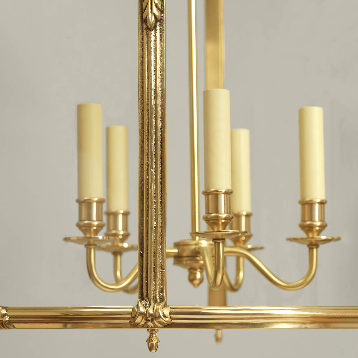 Classic Brass Hall Lantern - English Georgian America