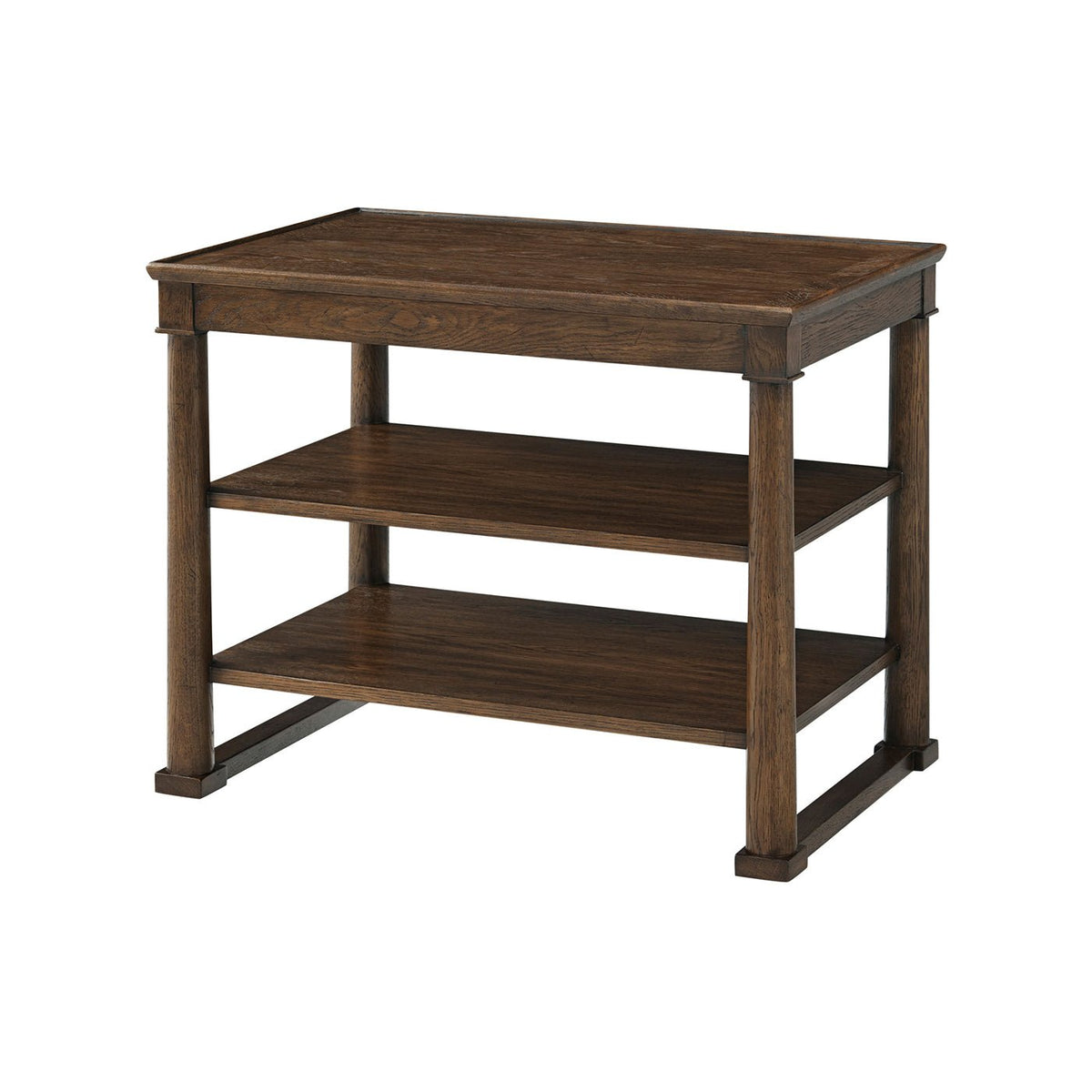 Classic Brown Side Table - English Georgian America