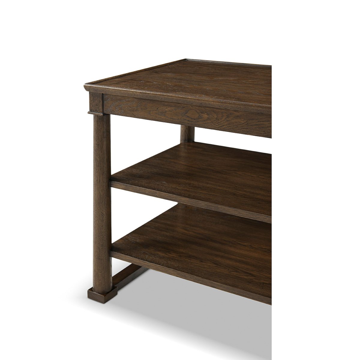 Classic Brown Side Table - English Georgian America