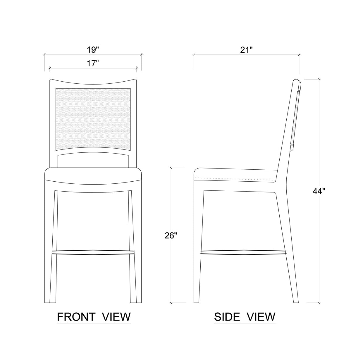 Classic Counter Stool - English Georgian America