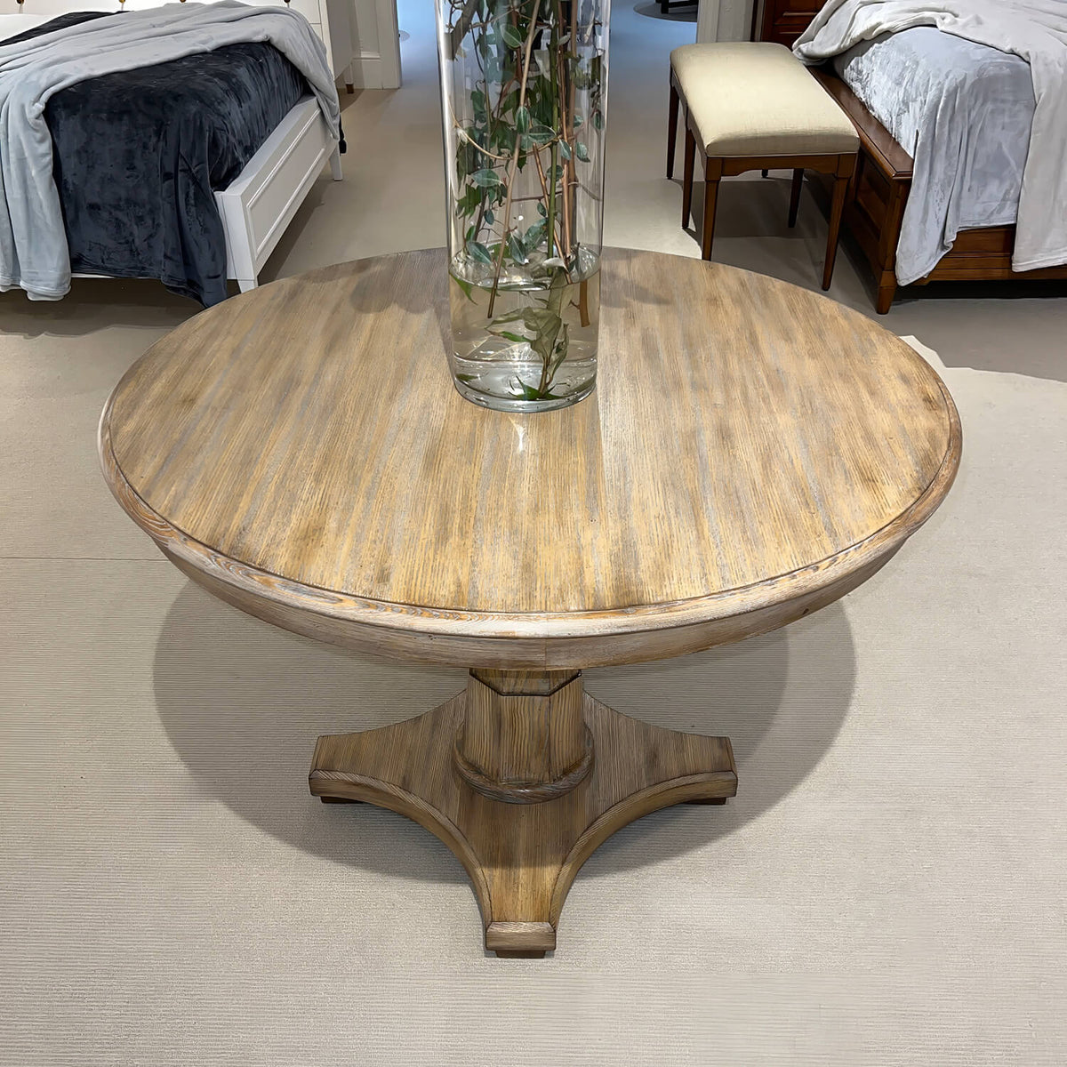 Classic Empire Center Table - Oatmeal - English Georgian America