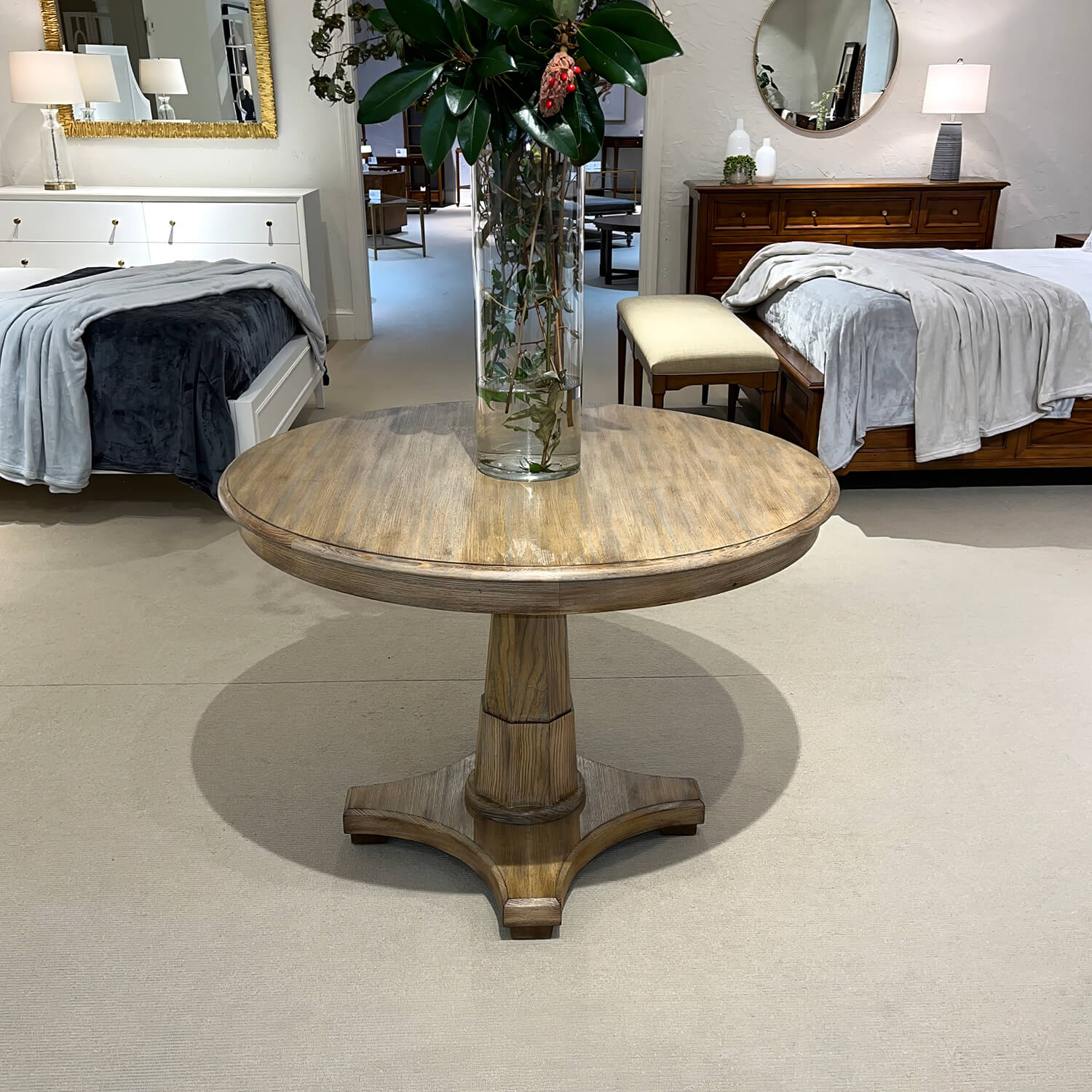 Classic Empire Center Table - Oatmeal - English Georgian America