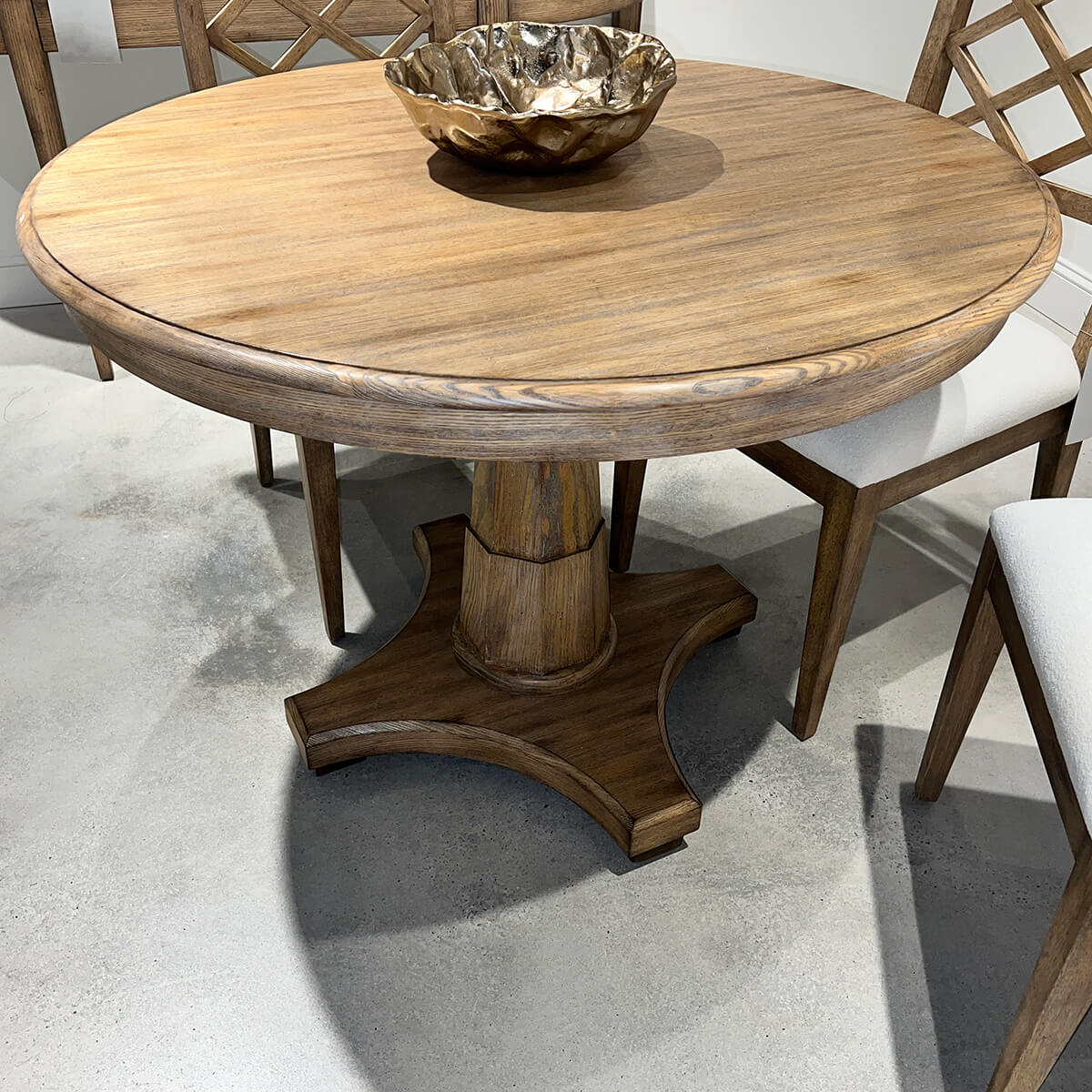 Classic Empire Center Table - Oatmeal - English Georgian America