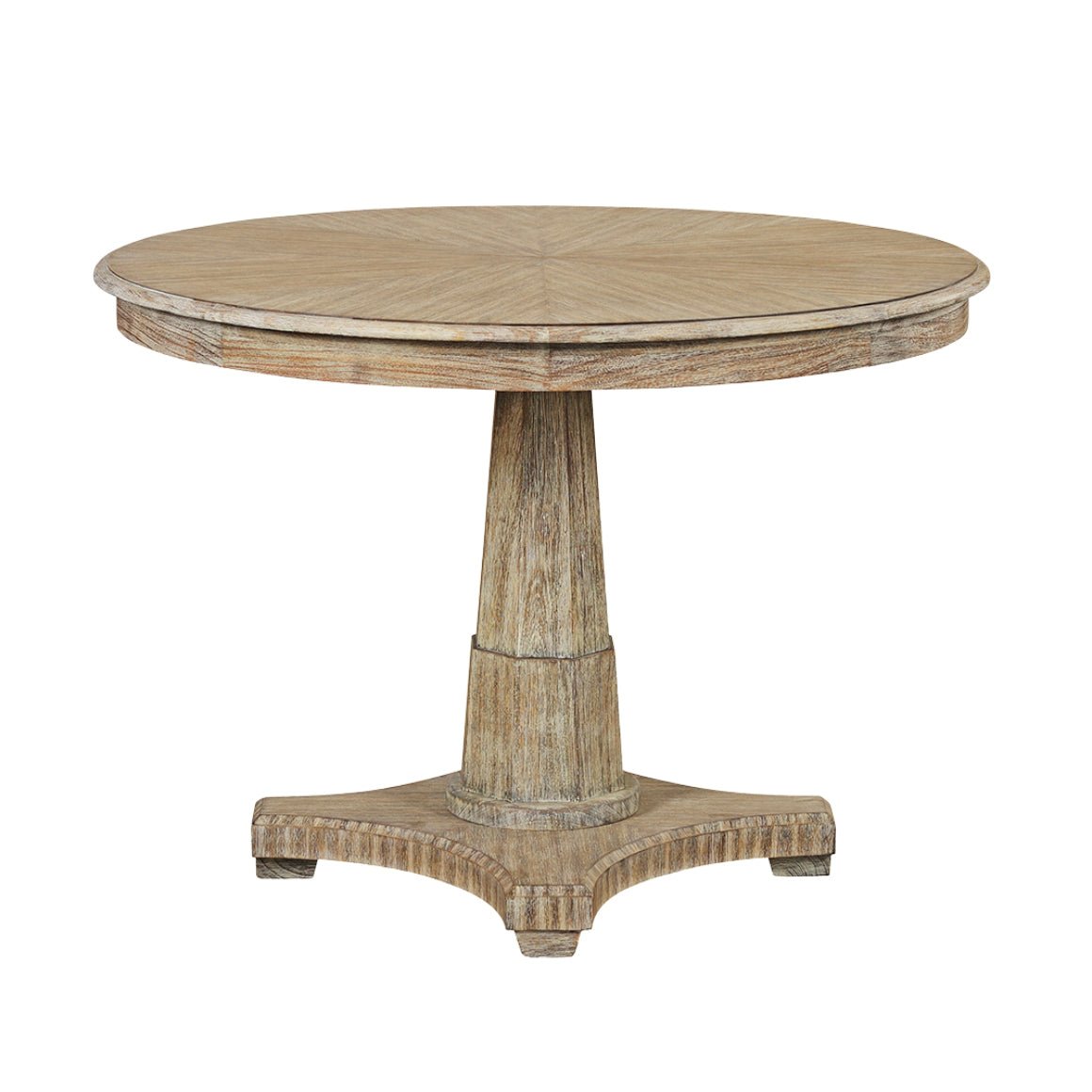 Classic Empire Center Table - Weathered Finish - English Georgian America