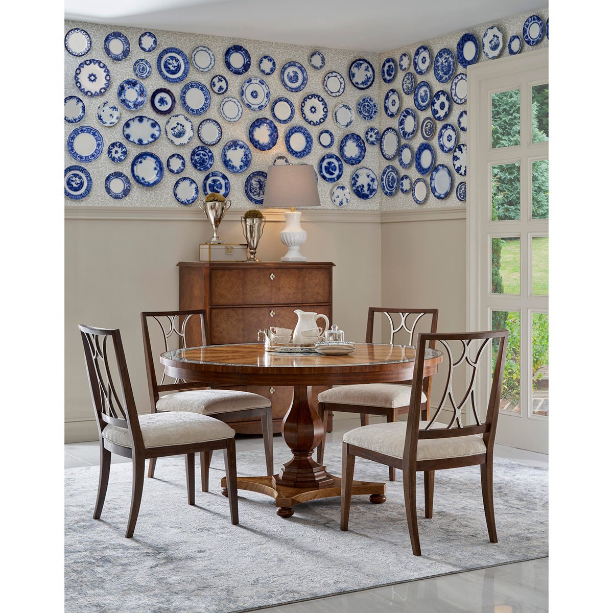 Classic English Tall Dresser - English Georgian America