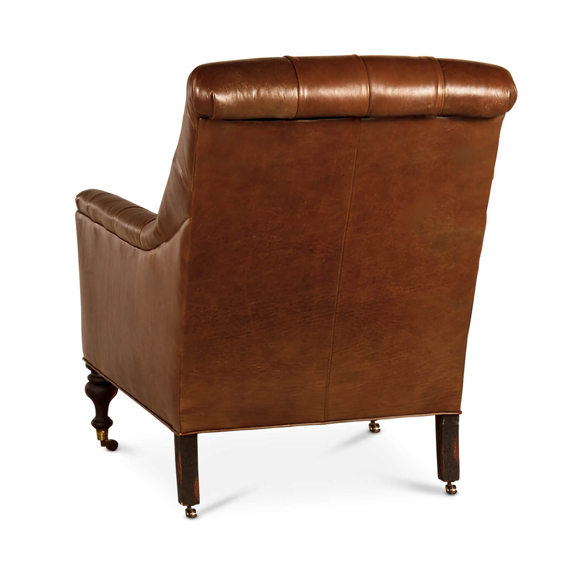 Classic English Tufted Club Chair - English Georgian America