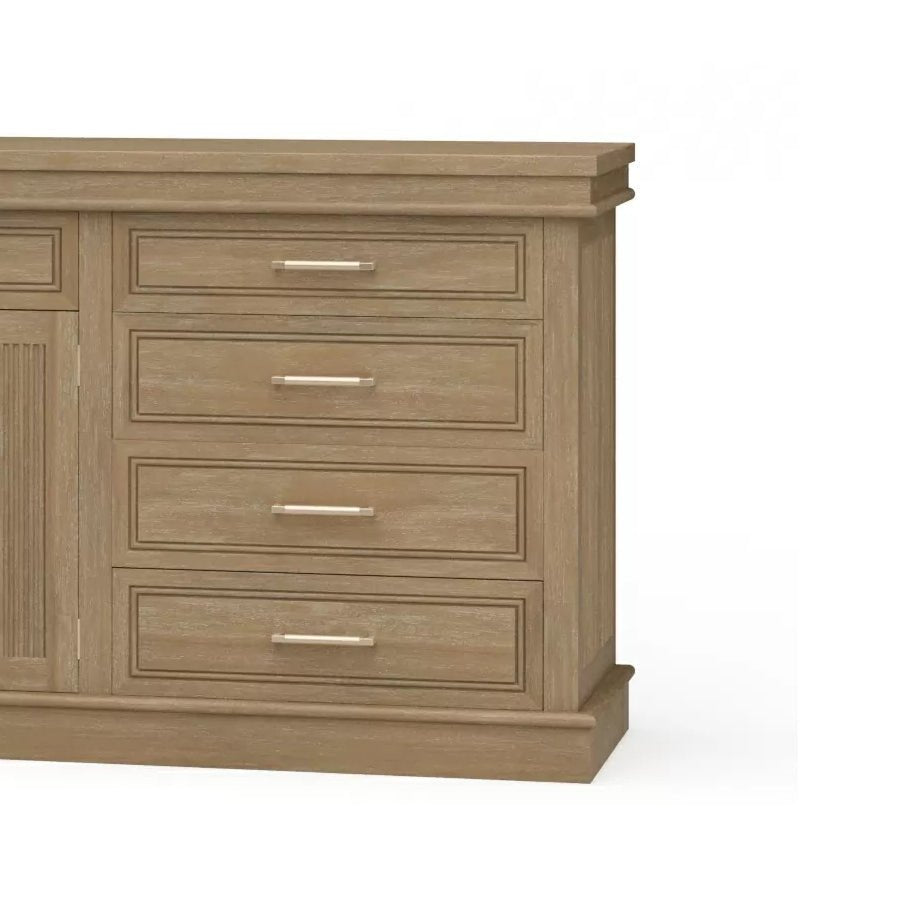 Classic Large Buffet Bar Cabinet - English Georgian America