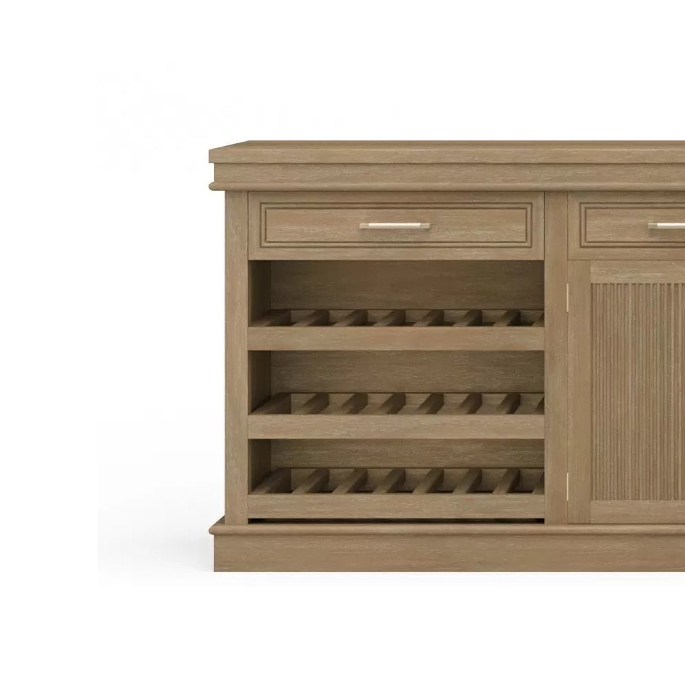 Classic Large Buffet Bar Cabinet - English Georgian America