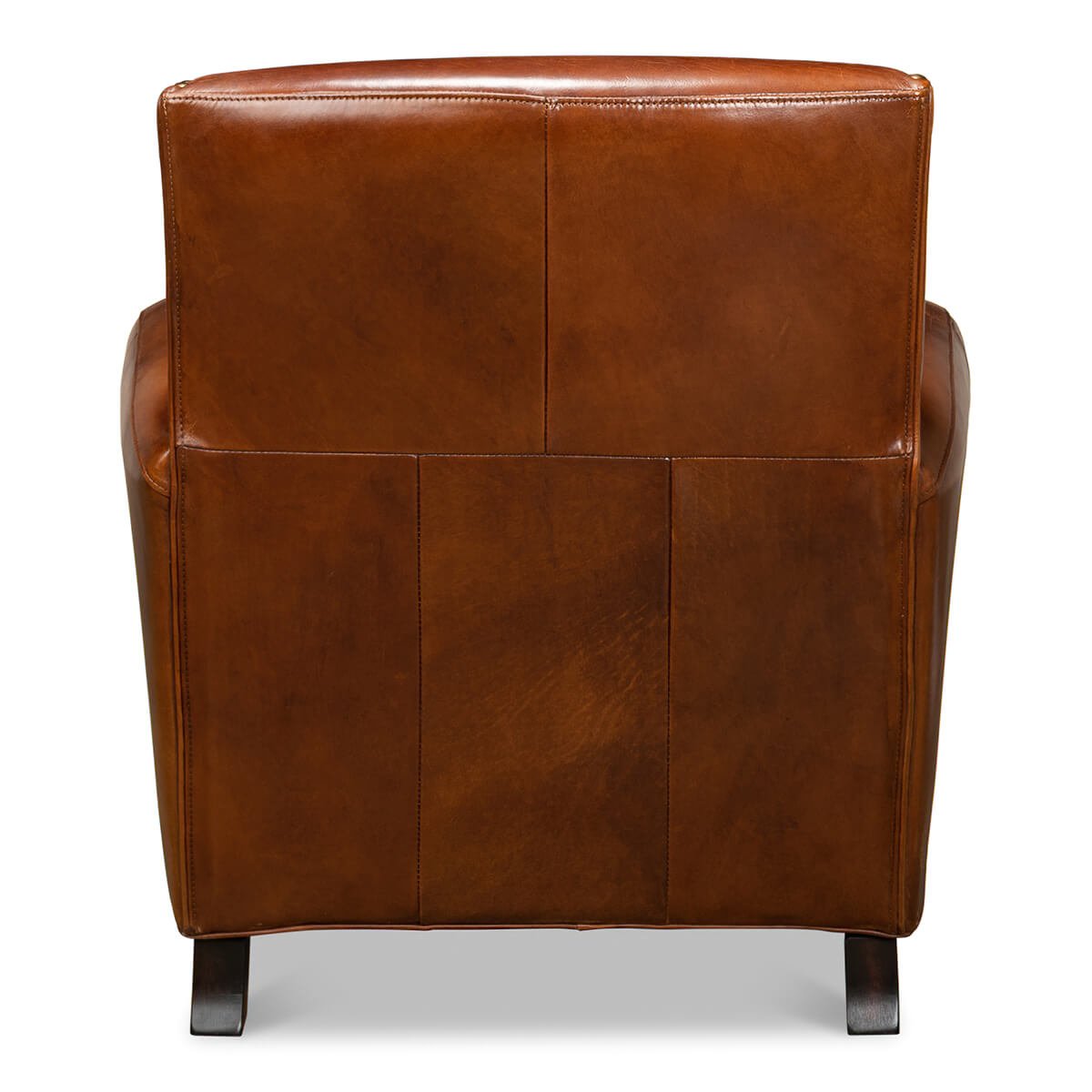 Classic Leather Armchair - English Georgian America