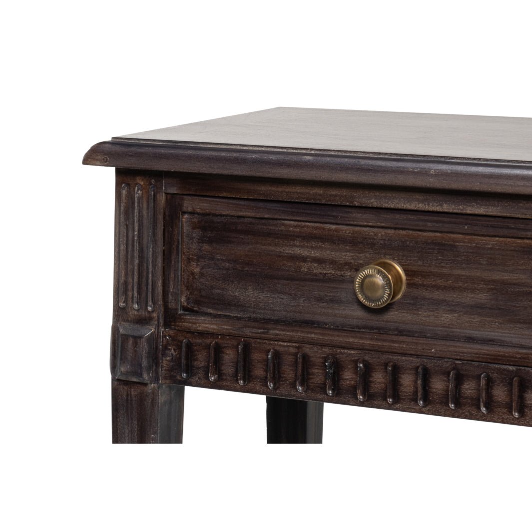 Classic Long Console Table with Drawers - English Georgian America