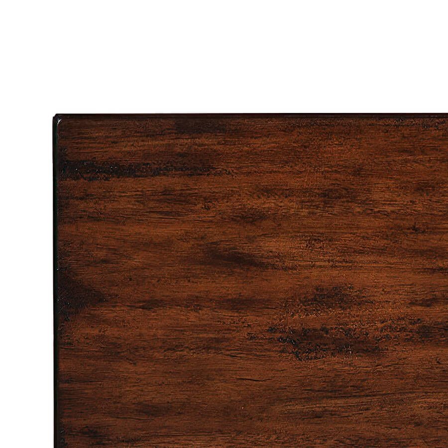 Classic Mahogany Finish Three-Tier Side Table - English Georgian America