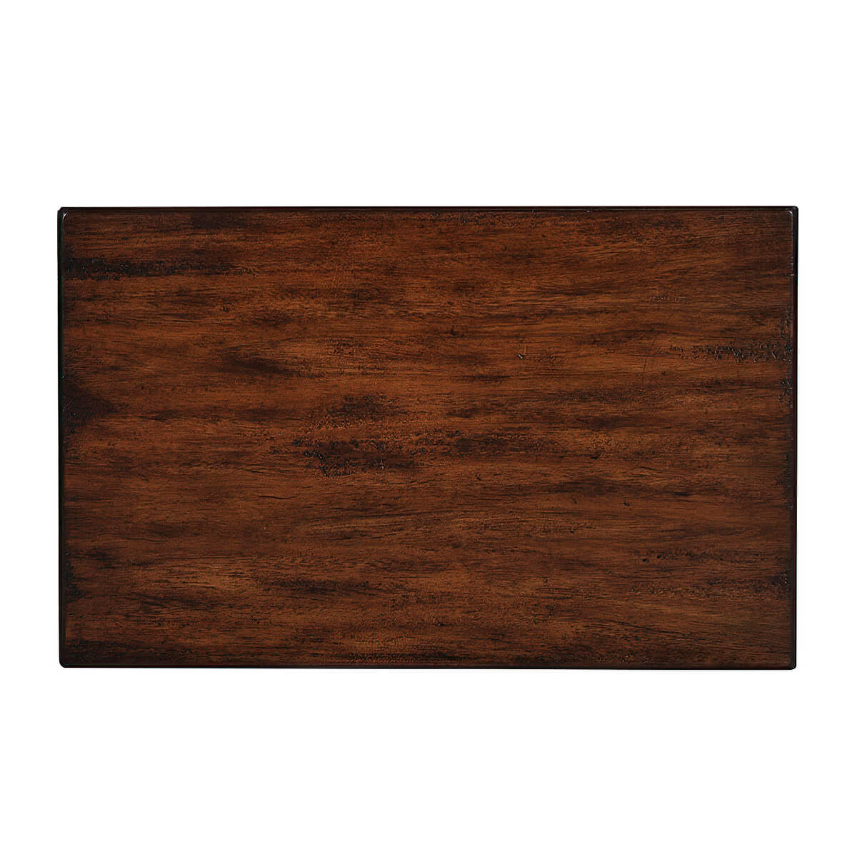 Classic Mahogany Finish Three-Tier Side Table - English Georgian America