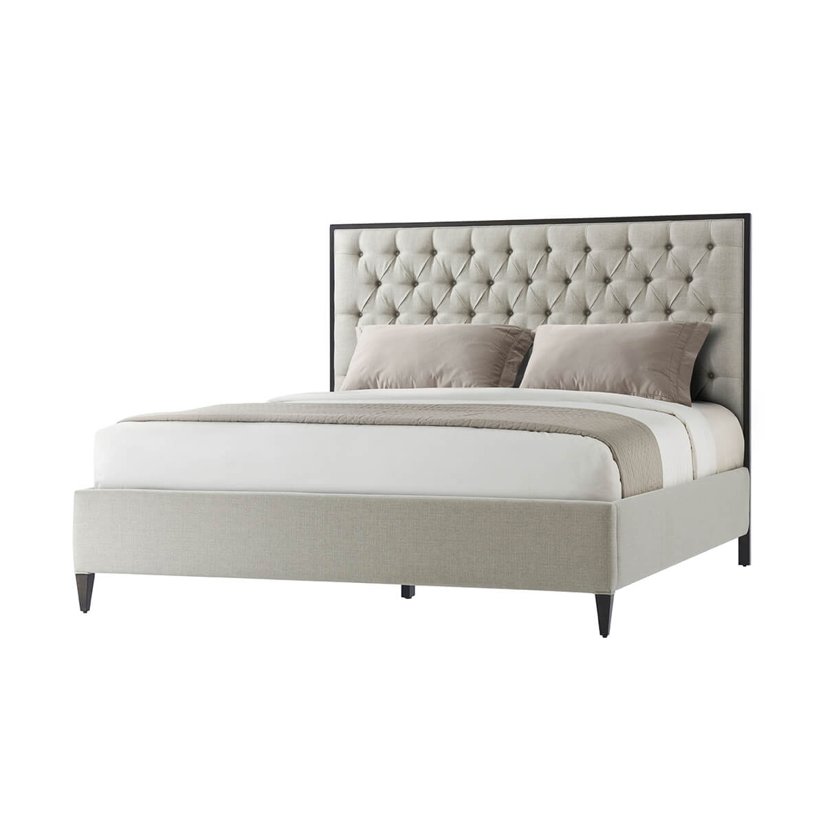 Classic Modern California King Size Bed - English Georgian America