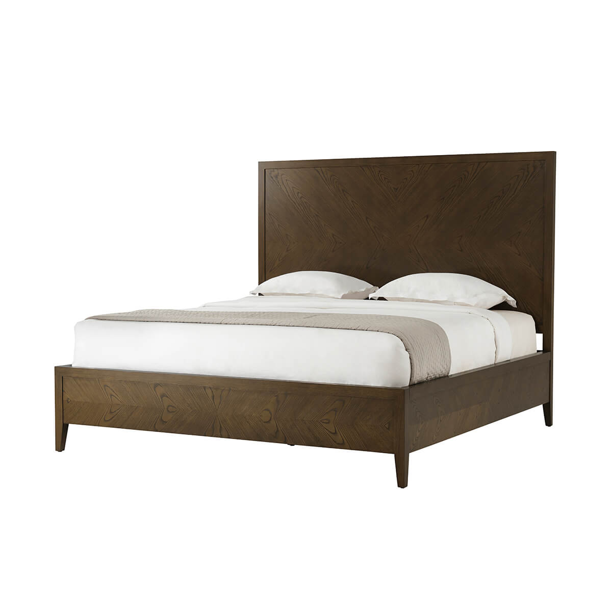 Classic Modern Frame Bed - English Georgian America