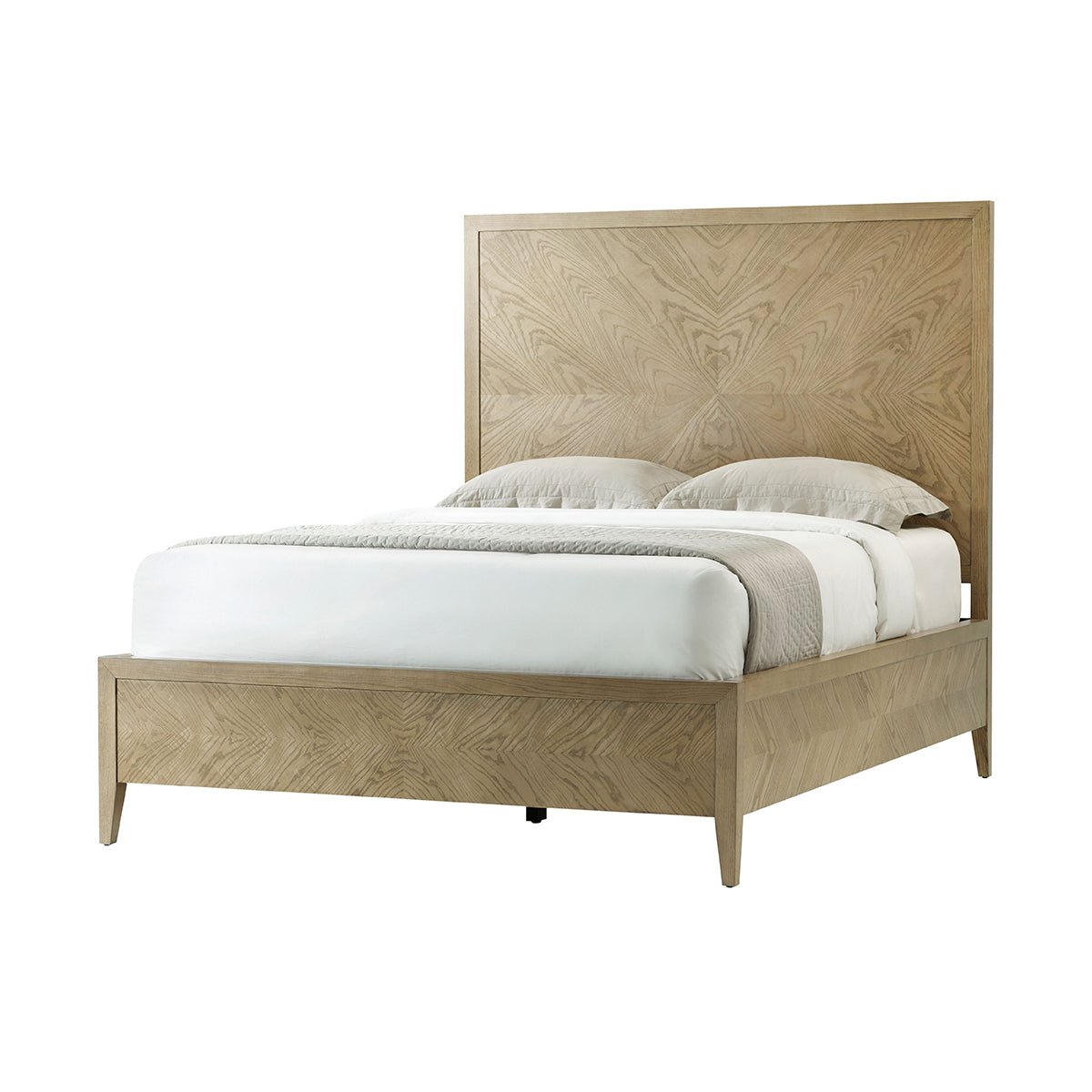 Classic Modern Frame Bed - Light - English Georgian America