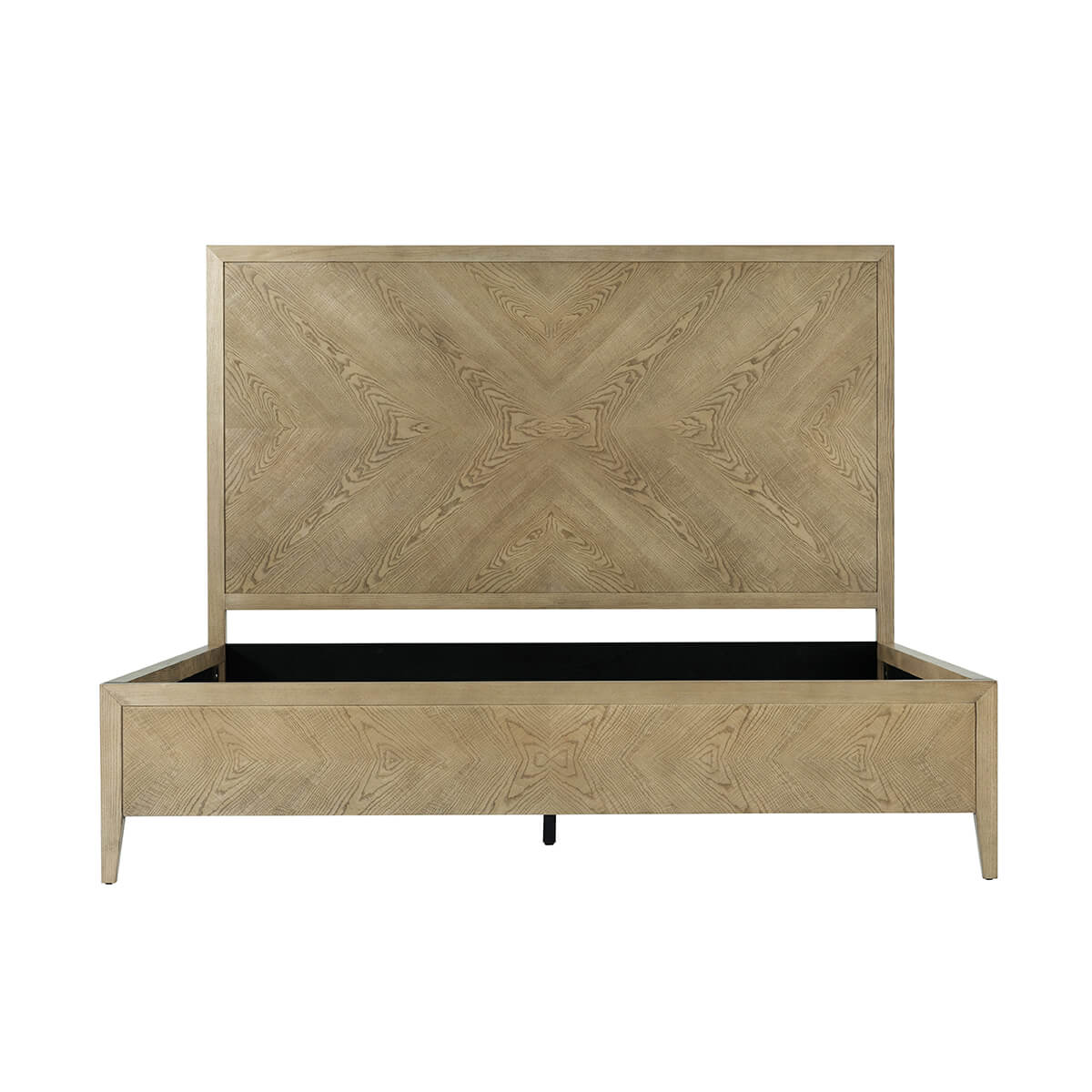 Classic Modern Frame Bed - Light - English Georgian America