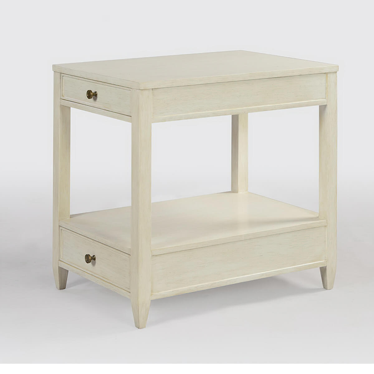Classic Narrow Side Table - Drift White - English Georgian America