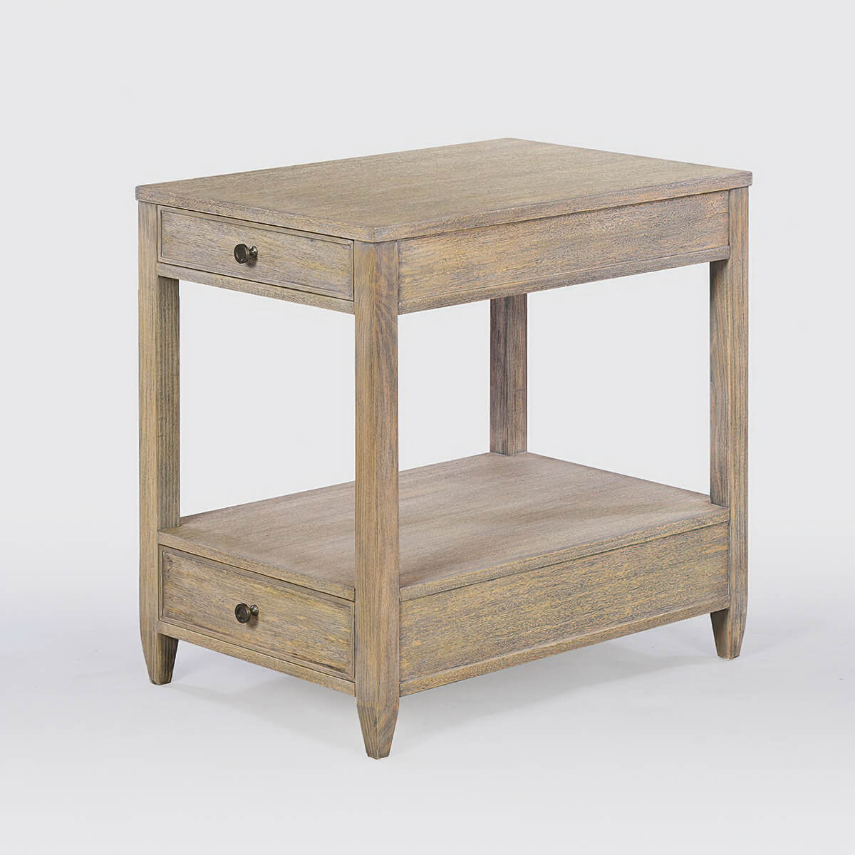 Classic Narrow Side Table - Greyed - English Georgian America
