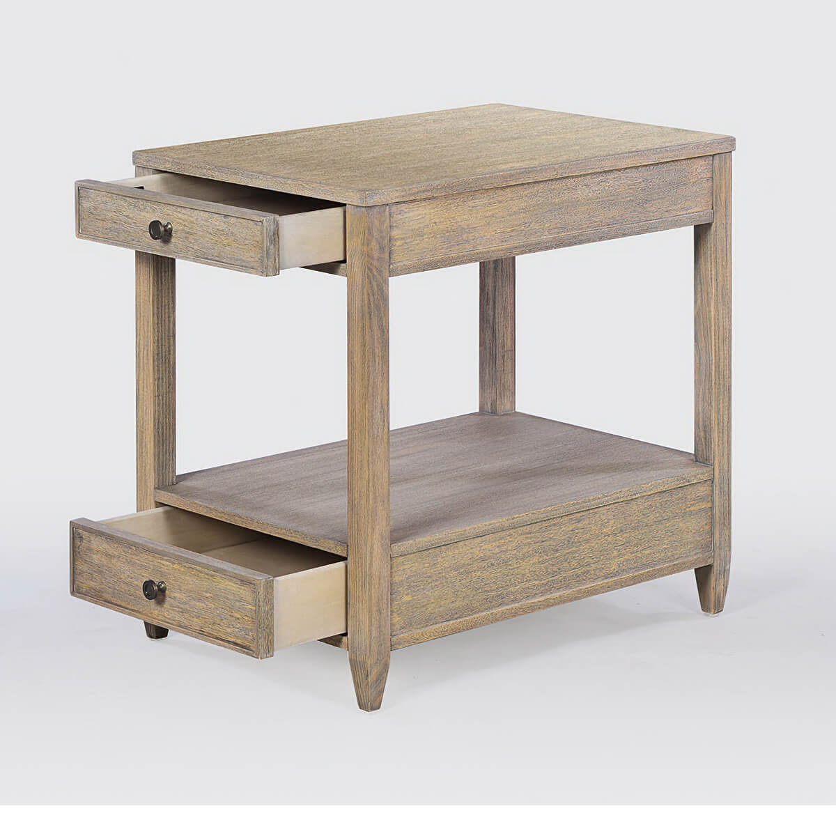 Classic Narrow Side Table - Greyed - English Georgian America