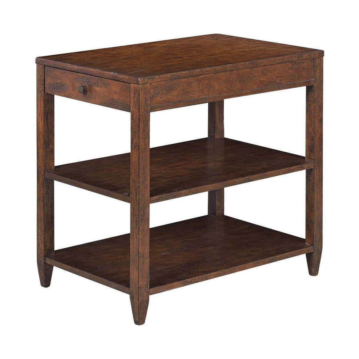 Classic Narrow Side Table - Mahogany Finish - English Georgian America