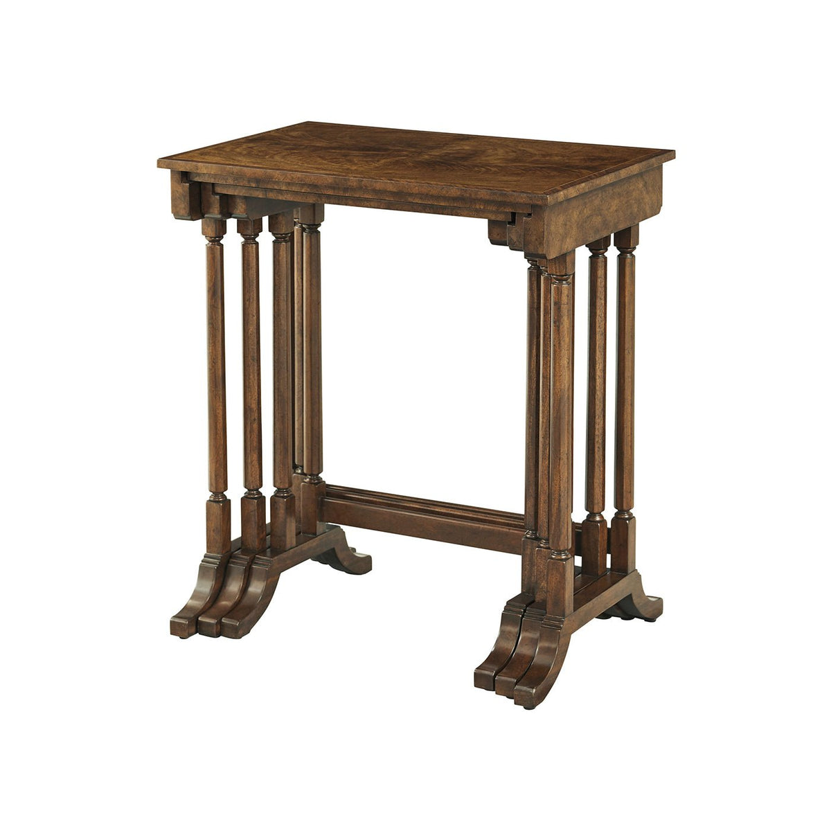 Classic Nest Of Tables - English Georgian America