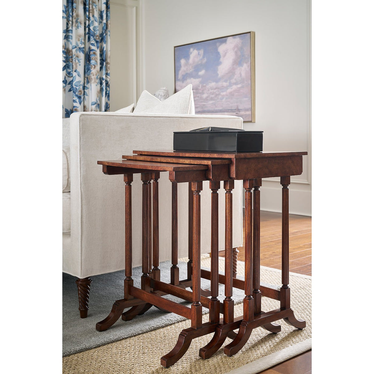 Classic Nest Of Tables - English Georgian America