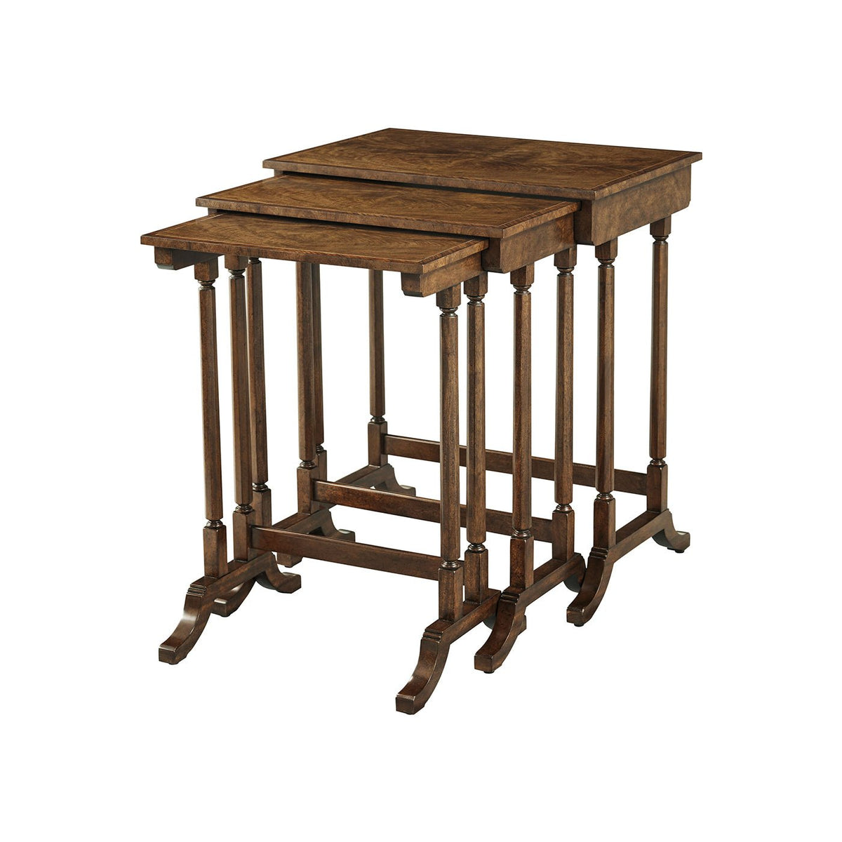 Classic Nest Of Tables - English Georgian America