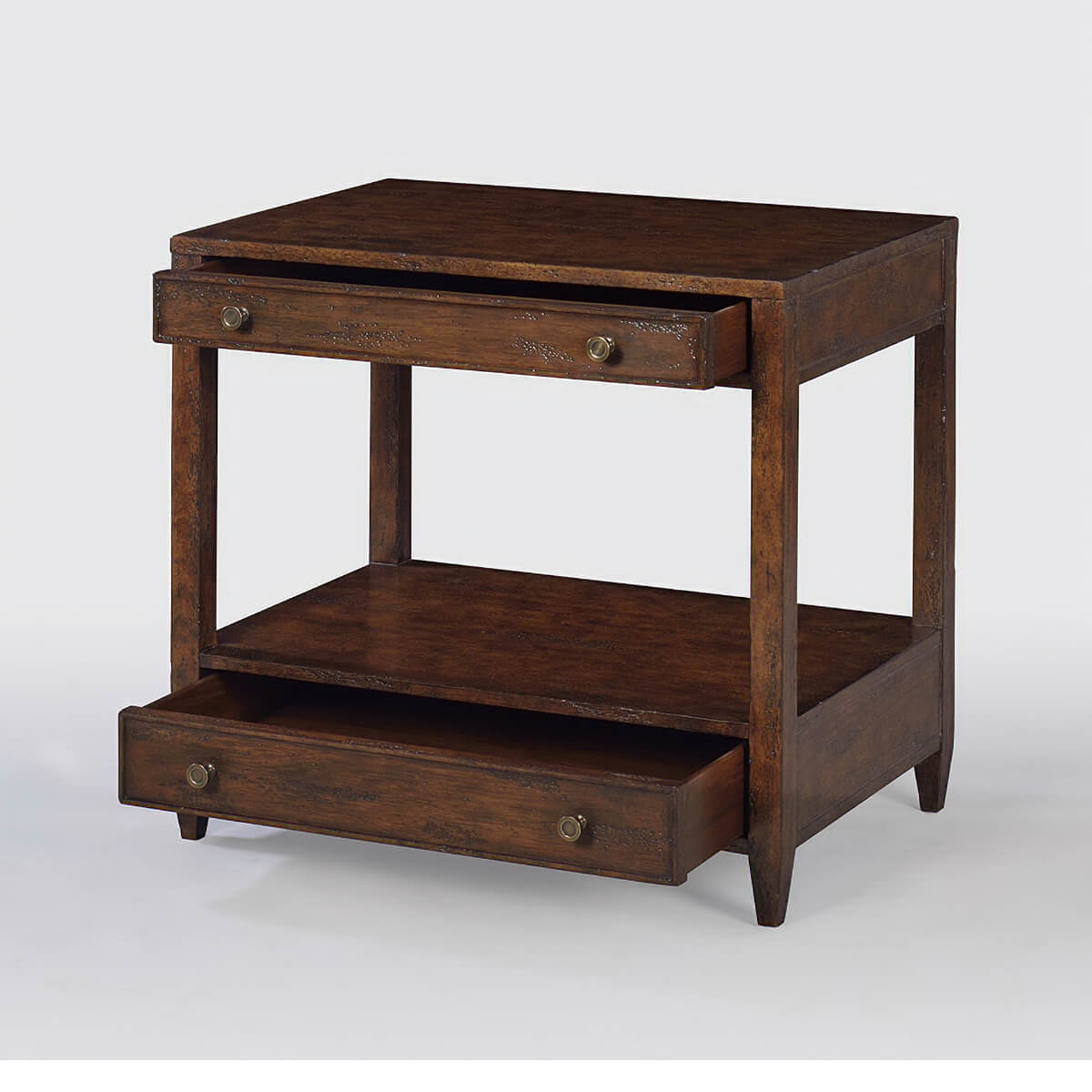 Classic Nightstand - Mahogany Finish - English Georgian America