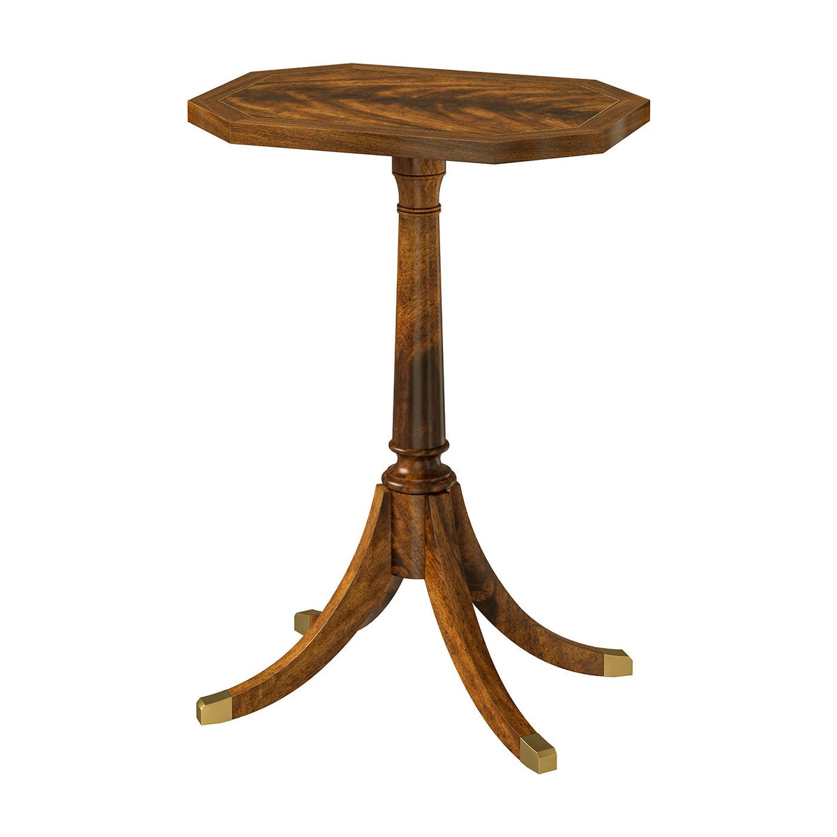 Classic Octagonal Accent Table - English Georgian America