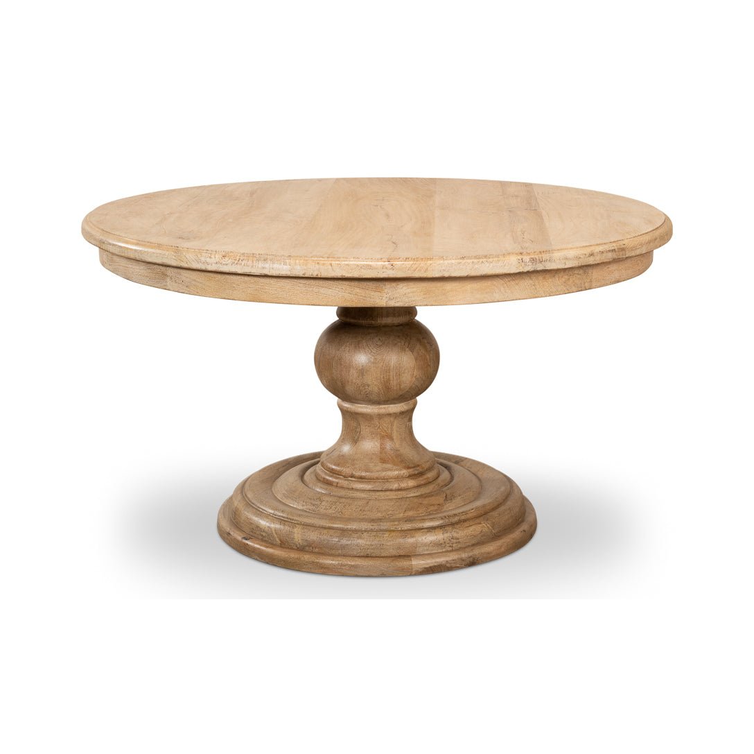 Classic Pedestal Dining Table - English Georgian America