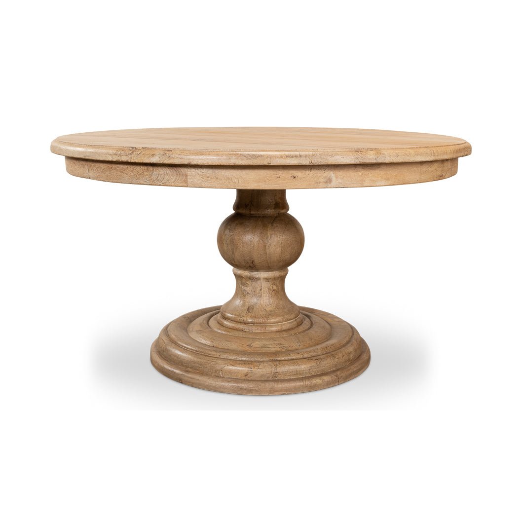 Classic Pedestal Dining Table - English Georgian America