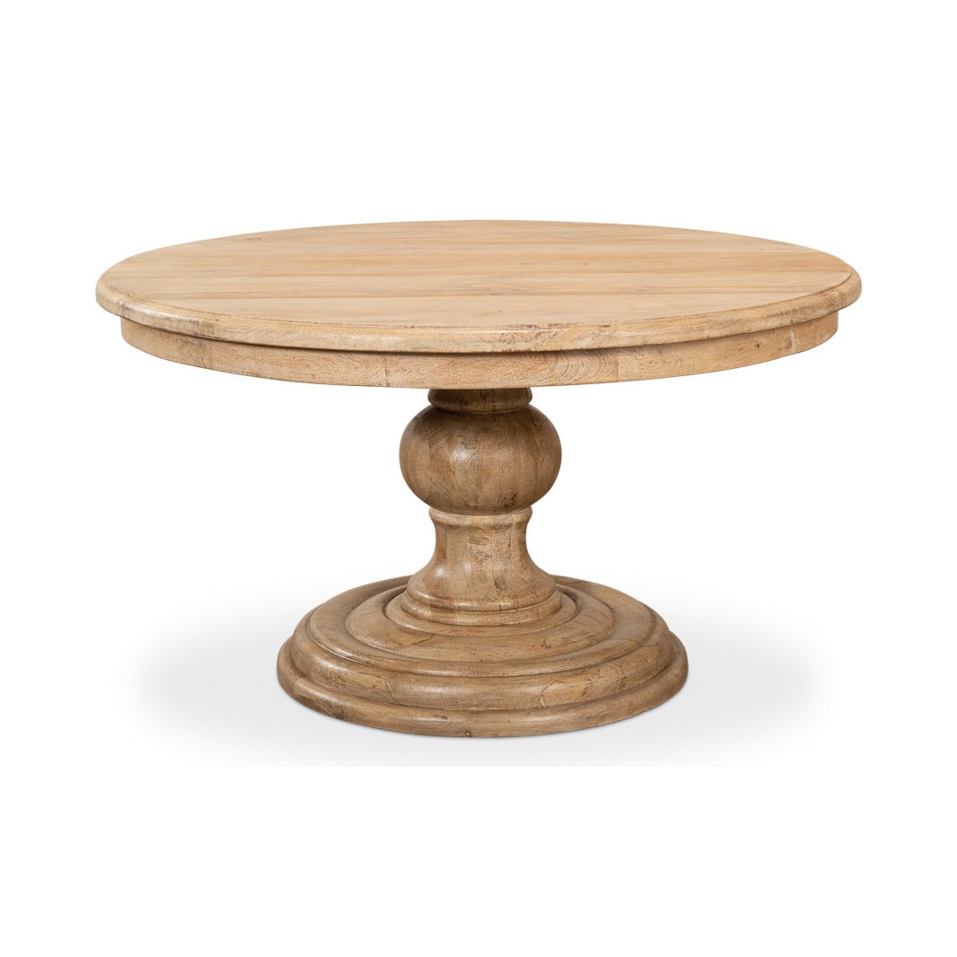Classic Pedestal Dining Table - English Georgian America
