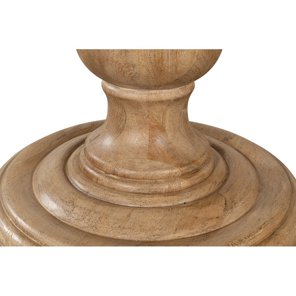 Classic Pedestal Dining Table - English Georgian America