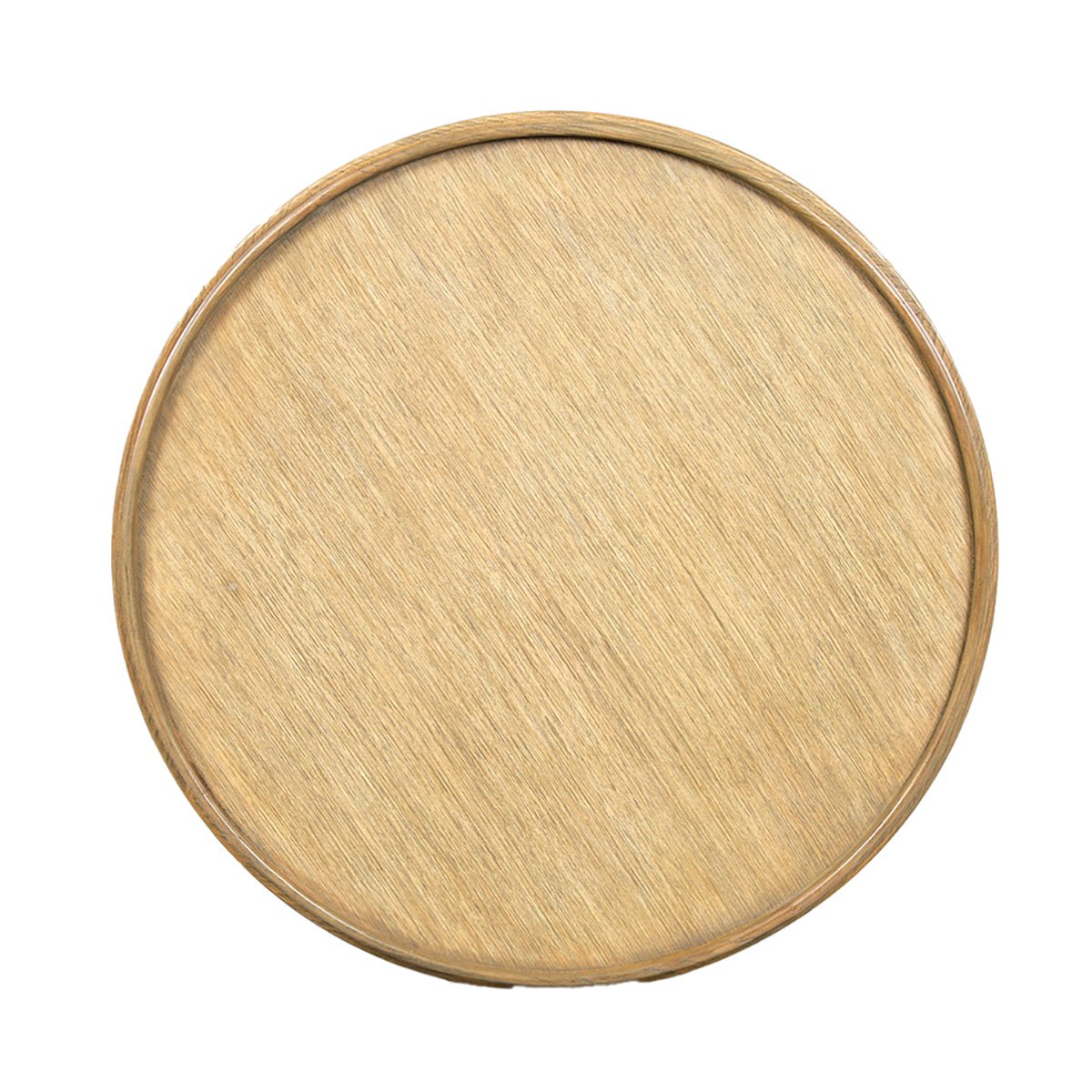 Classic Round End Table - Light Celtis - English Georgian America