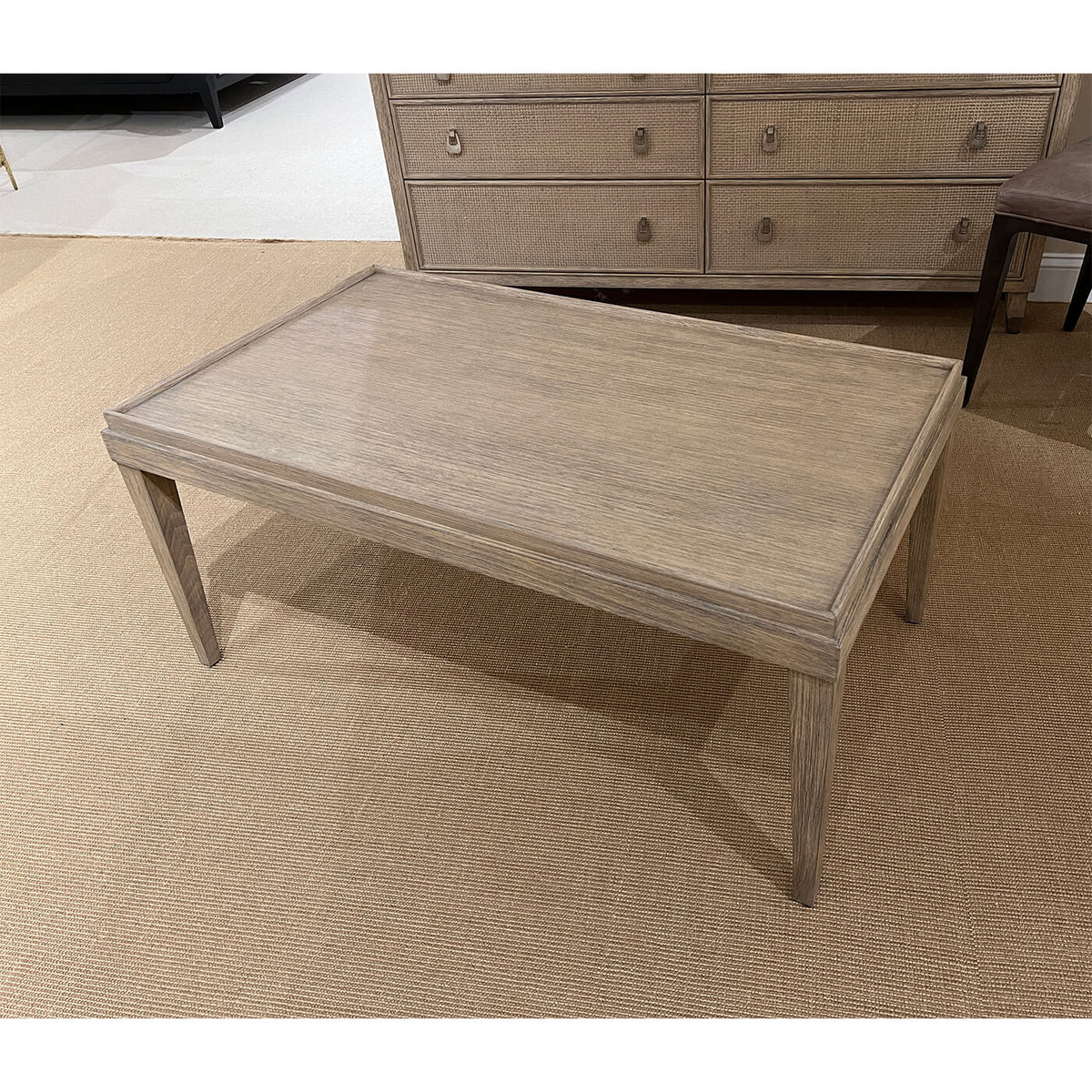Classic Rustic Coffee Table - Greyed - English Georgian America