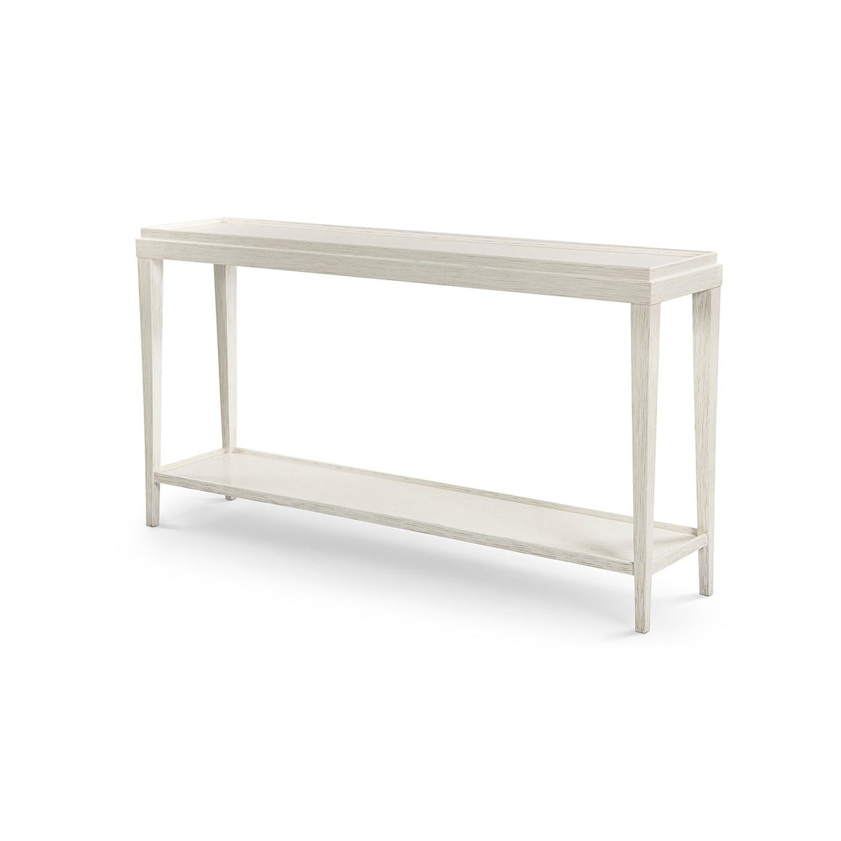 Classic Rustic Console Table - White - English Georgian America